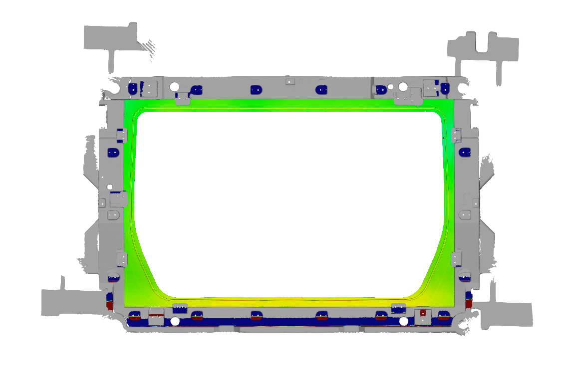 emc易倍3D扫描仪助力大尺寸汽车钣金件模具加工检测(图4)