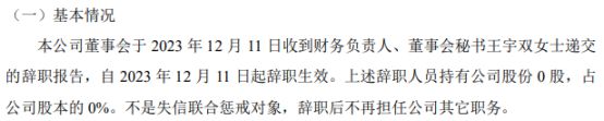 emc易倍官网登录入口携车网财务负责人王宇双辞职 2023年上半年公司亏损609(图1)
